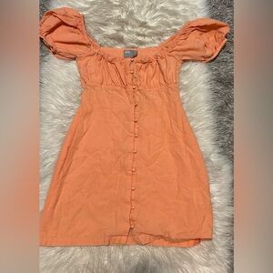 Peach Mini Dress
